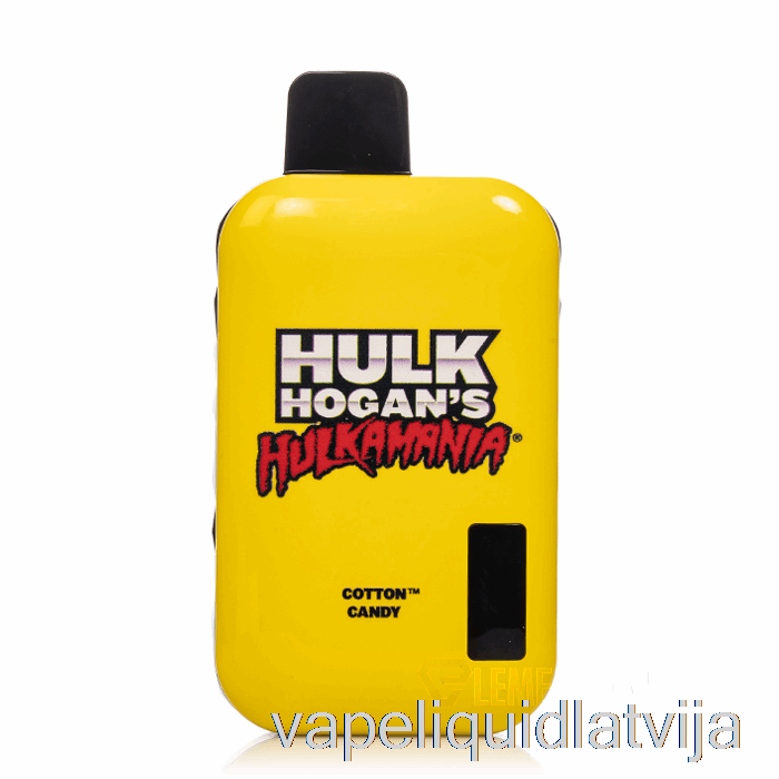 Hulk Hogan Hulkamania 8000 Vienreizējās Lietošanas Kokvilnas Konfekšu Vape šķidrums